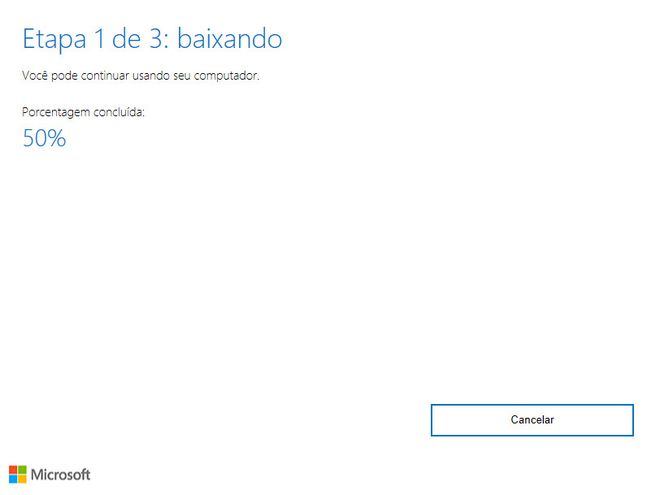 Espere até que o seu PC seja atualizado para o Windows 11 (Captura de tela: Matheus Bigogno)