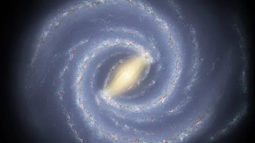 Astrônomos observam "ponte" repleta de estrelas gigantes azuis na Via Láctea