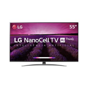 Smart TV LED 55" LG SM8100 NanoCell 4K, IPS, HDR com Google Assistente, WebOS 4.5, Inteligência Artificial | Carrefour
