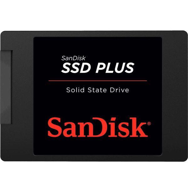 SSD Sandisk Plus 480GB SATA Leitura 535MB/s Gravação 445MB/s [BOLETO]