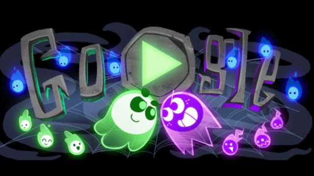 Google lança seu primeiro Doodle multiplayer, temático de Halloween