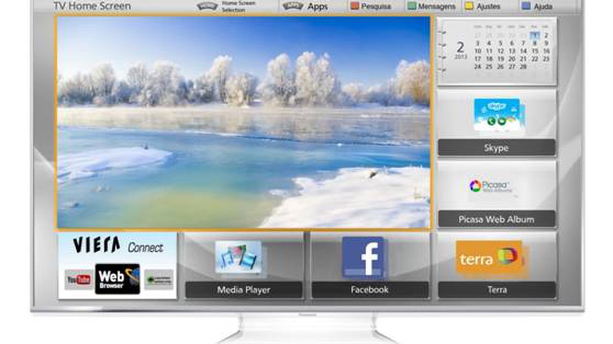 SMART TV PANASONIC VIERA ATUALIZAÇÃO APLICATIVOS ESPELHAMENTO 