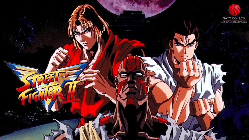 Melhor do que qualquer adaptação de Street Fighter até o momento, o anime Street Fighter II: Victory deixou os fãs torcendo pelo hadouken por dias (Imagem: Sato Company/Divulgação)