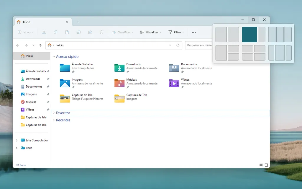 Organize as janelas abertas com mais eficiência (Imagem: Captura de tela/Thiago Furquim/Canaltech)
