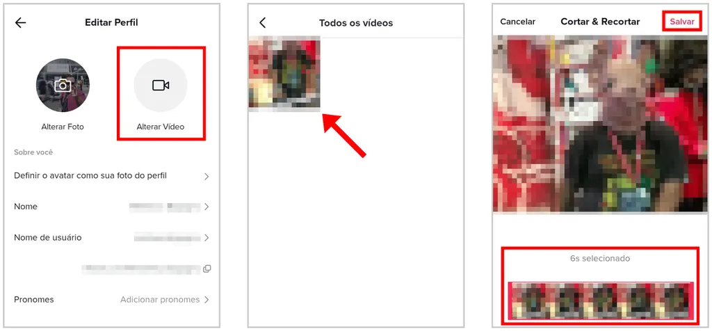 Veja como colocar GIF no perfil do TikTok é um procedimento bastante rápido e prático (Captura de tela: Matheus Bigogno)