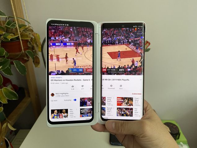 LG Velvet + Dual Screen