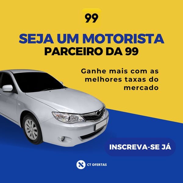 App 99 para motoristas: ganhe mais com as melhores taxas do mercado! [LINK FUNCIONA SÓ PELO CELULAR]