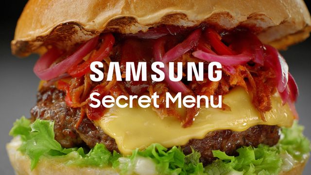 Menu secreto da Samsung mostra pratos feitos sob medida para donos dos Galaxy