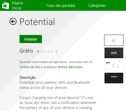Monitorar bateria do smartphone com o Potential Monitorar bateria do smartphone com o Potential