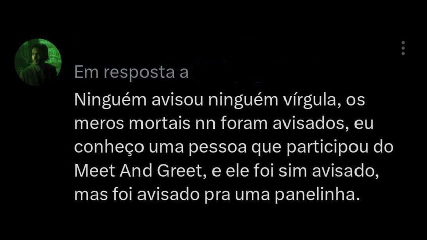 Reclamação sobre o meet & greet de Hideo Kojima