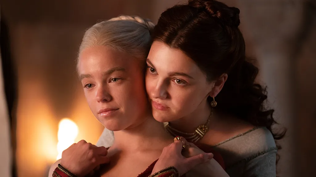 Rhaenyra é muito mais do que uma nova Daenerys e rouba a cena na primeira metade da temporada (Imagem: Divulgação/HBO)