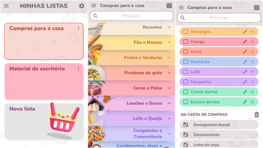 Faça listas organizadas por cores e categorias (Captura: Canaltech/Felipe Freitas)