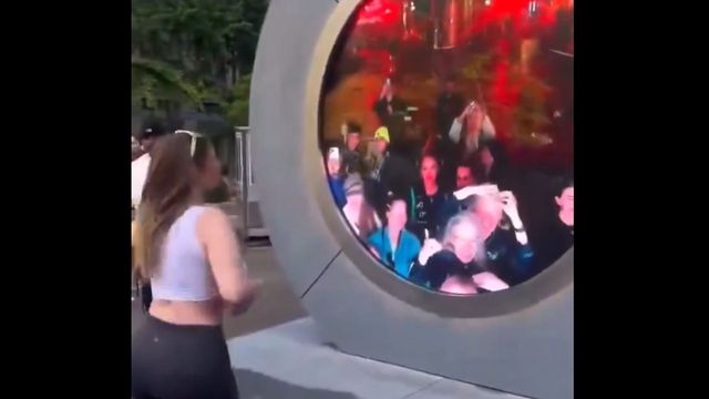 Reprodução de vídeo postado na rede social X