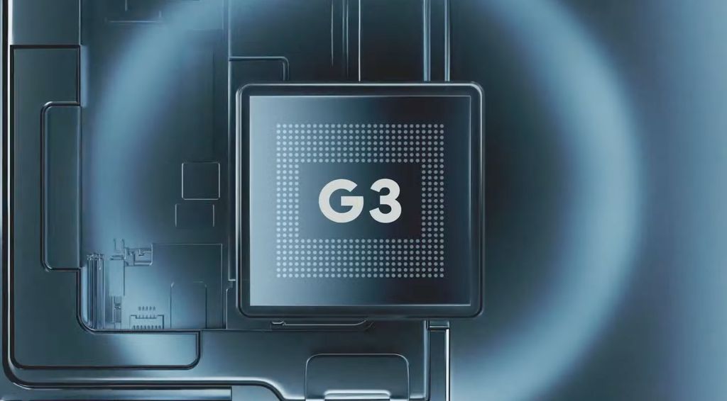 Apesar de estar bem atrás de rivais como o Snapdragon 8 Gen 2 em eficiência, o Google Tensor G3 parece entregar avanços respeitáveis em comparação ao Tensor G2 (Imagem: Reprodução/Google)