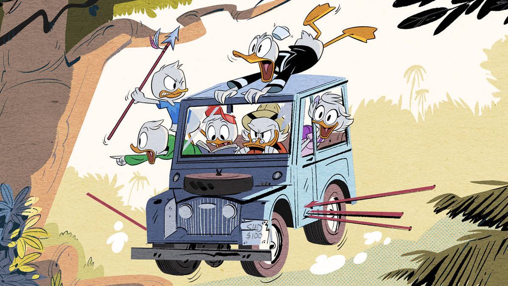 Ducktales UH HU São os caçadores de aventuras UH HU (Imagem: Divulgação/Disney+)