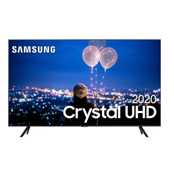 Samsung Smart TV 50" Crystal UHD 50TU8000 4K, Wi-fi, Borda Infinita, Alexa built in, Controle Único, Visual Livre de Cabos, Modo Ambiente Foto e Processador Crystal 4K [CUPOM]