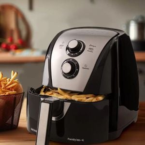 Fritadeira Elétrica sem Óleo/Air Fryer Mondial Family AFN-40-BI Preto 4L com Timer | CUPOM