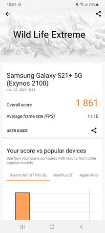 Samsung Galaxy S21+ 5G Interface