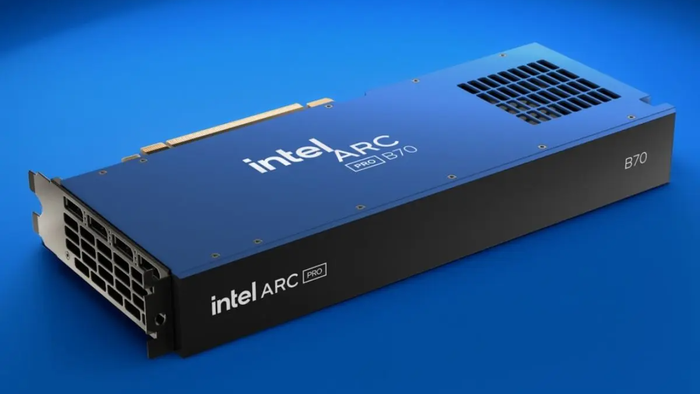 GPU Intel Arc Pro B70 não é para games, mas encosta na RTX 5060 Ti