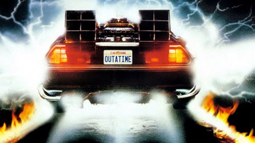 Um DeLorean que anda sobre as águas