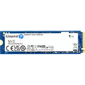 SSD Kingston NV3, 1 TB, M.2 2280, PCIe 4.0 x4, NVMe, Leitura: 6000 MB/s, Gravação: 4000 MB/s, Azul