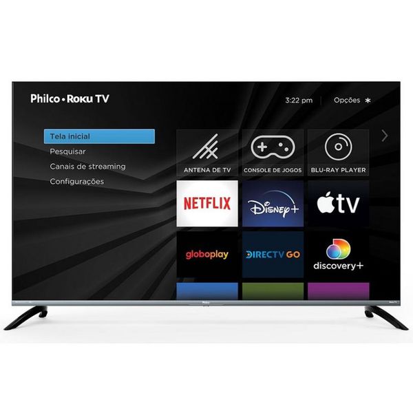 Smart Tv 50 Polegadas Philco Ultra HD 4k Roku Tv, Hdr10 - PTV50G70r2CSGBL