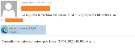 Amostra de mensagem fraudulenta enviada por e-mail, a partir de contas comprometidas do Outlook, para disseminar malware bancários originado no Brasil contra usuários da América Latina (Imagem: Reprodução/Cisco Talos)