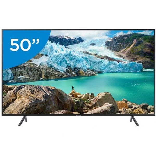 Smart TV 4K LED 50” Samsung UN50RU7100 Wi-Fi - HDR 3 HDMI 2 USB [À VISTA]