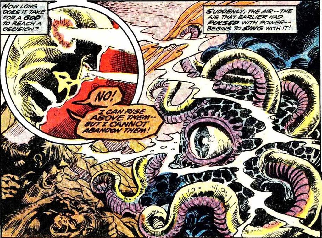 Shuma Gorath dominou o mundo muito antes dos humanos surgirem (Imagem: Reprodução/Marvel Comics)
