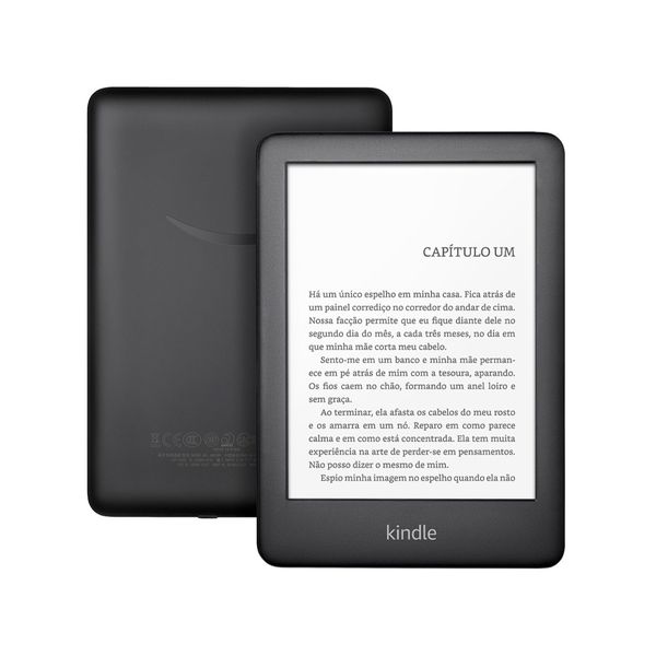 Kindle 10ª Geração Amazon Tela 6” 4GB Wi-Fi - Luz Embutida Preto [CUPOM]