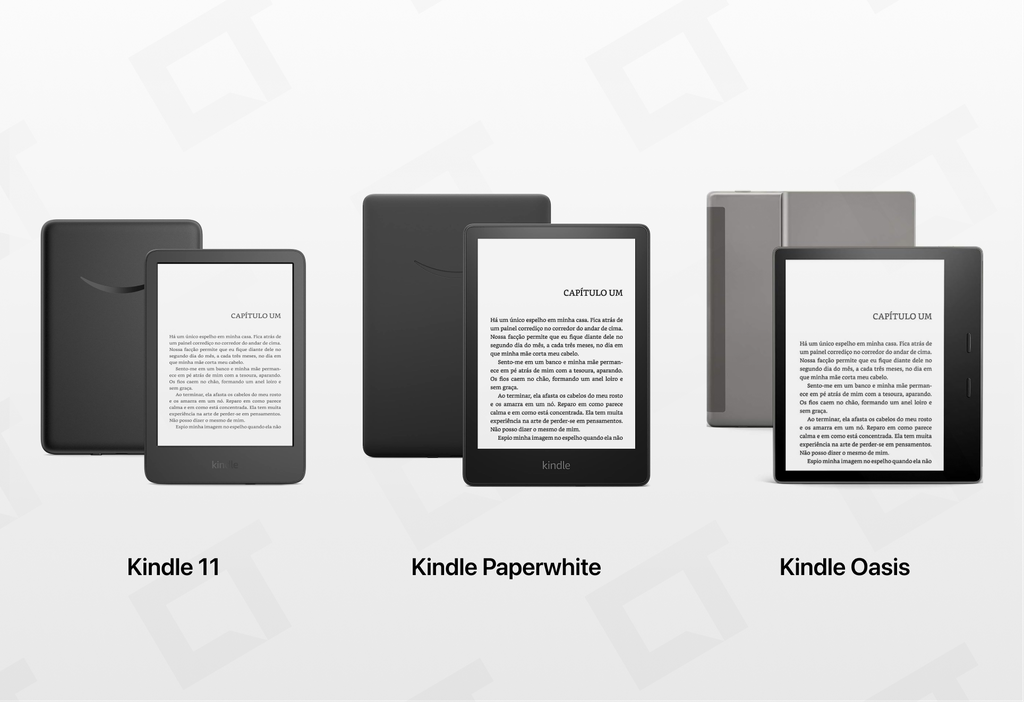 Kindle está disponível no Brasil em quatro versões, incluindo dois modelos diferentes do Kindle Paperwhite (Imagem: Victor Carvalho/Canaltech)