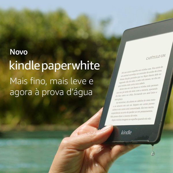 Kindle Paperwhite 8 Gb - Agora à prova d´água