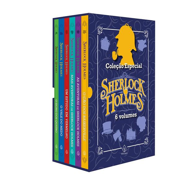 Box com 6 livros - Coleção Especial Sherlock Holmes