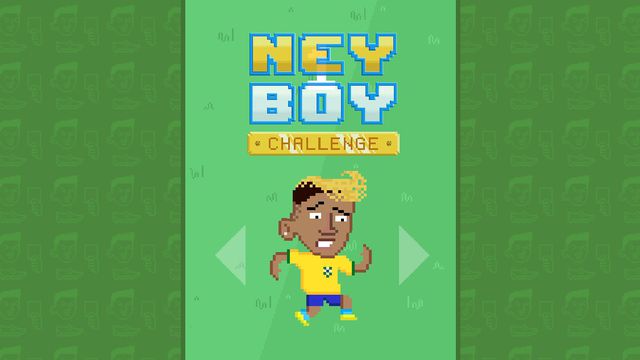 No game NeyBoy Challenge, a ideia é manter o Neymar Jr. em pé!