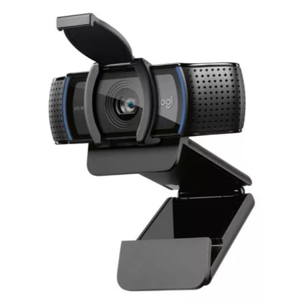[PARCELADO] Câmera web Logitech C920s Pro Full HD 30FPS cor preto