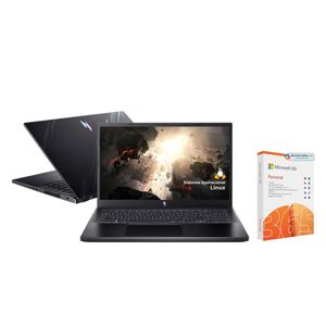 Notebook Gamer Acer Nitro V15 Intel Core i5 512GB - SSD 16GB RAM RTX 3050 + Microsoft 365 Personal Office | CUPOM