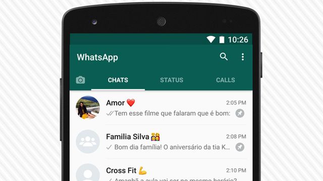 WhatsApp: usuários Android agora podem fixar conversas no topo da lista