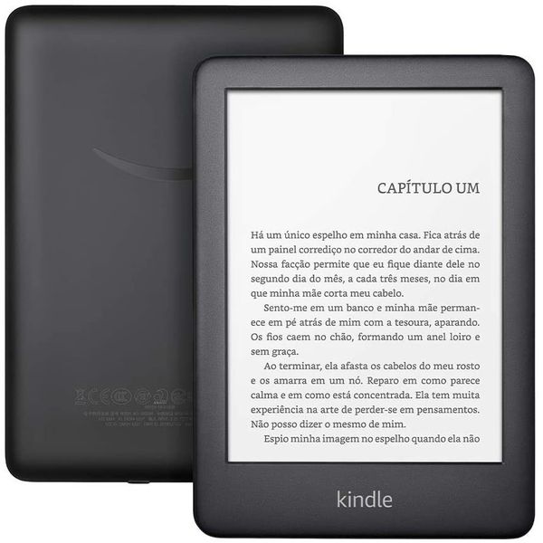 Kindle 10a. geração com bateria de longa duração - Cor Preta