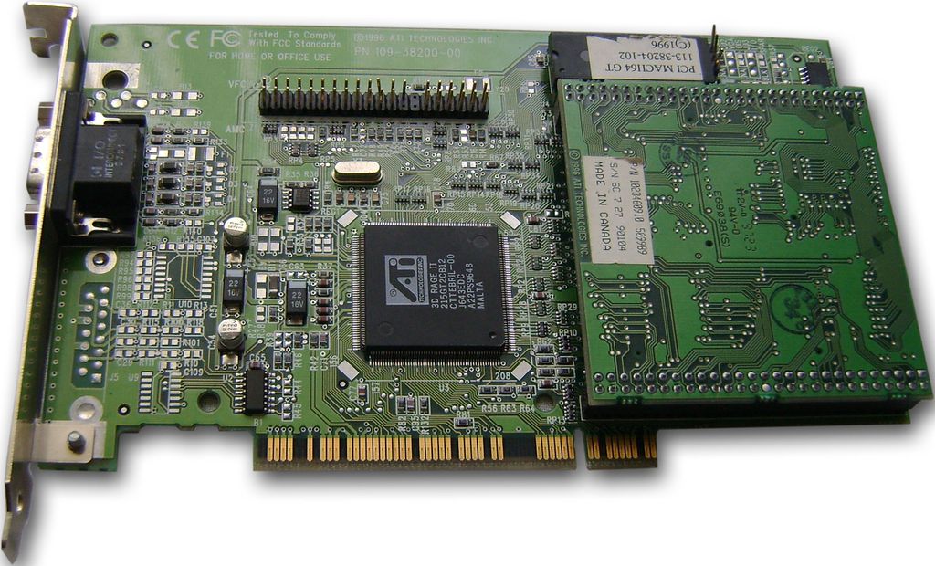 ATi sempre produziu excelentes placas de vídeo, como as 3D Rage II, mas preço premium dificultou penetração de mercado. (Imagem: Toggomusic via Wikimedia / Reprodução)