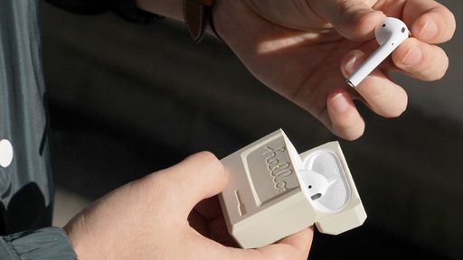 AirPods | Designer cria case inspirado em Macintosh de 1984 para fones da Apple