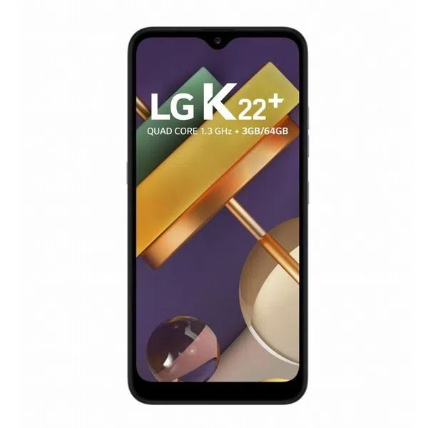 Smartphone LG K22 LMK200BMW 2GB 32GB Câmera Dupla 13Mp+2Mp Titan