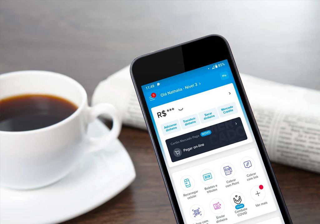 Você pode usar o aplicativo do Mercado Pago para gerar boletos de pagamento (Imagem: Divulgação/Mercado Pago)