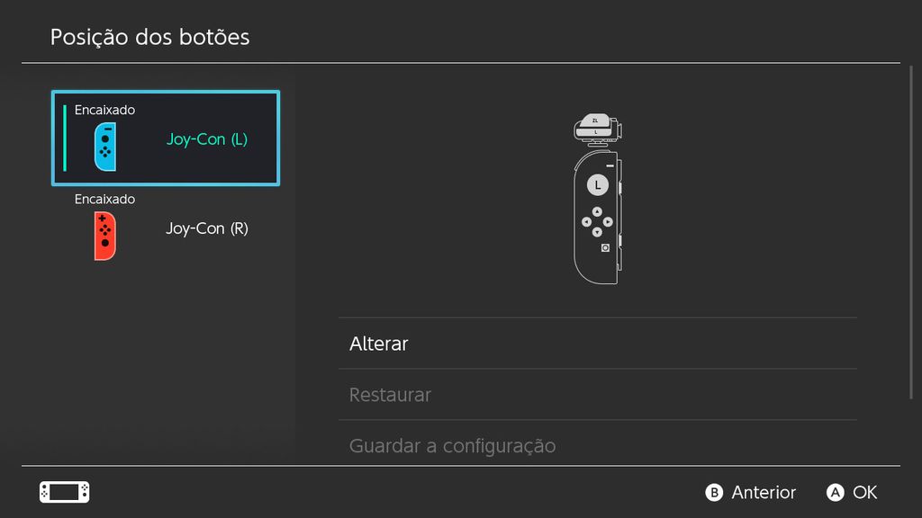 Nintendo Switch ganha recurso para remapear botões dos controles