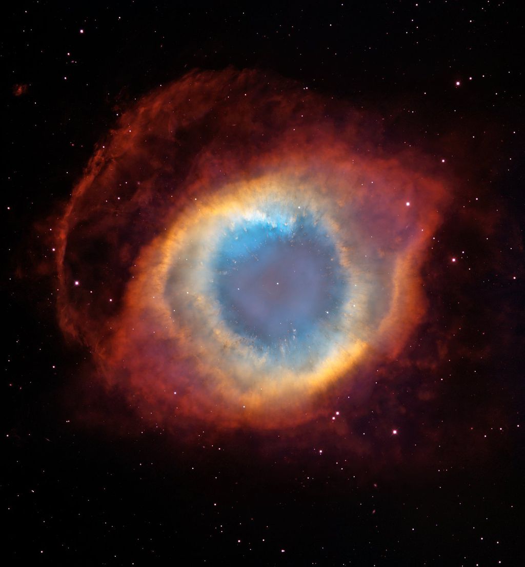 Imagem: NASA/NOAO/ESA/the Hubble Helix Nebula Team/M. Meixner/T.A. Rector