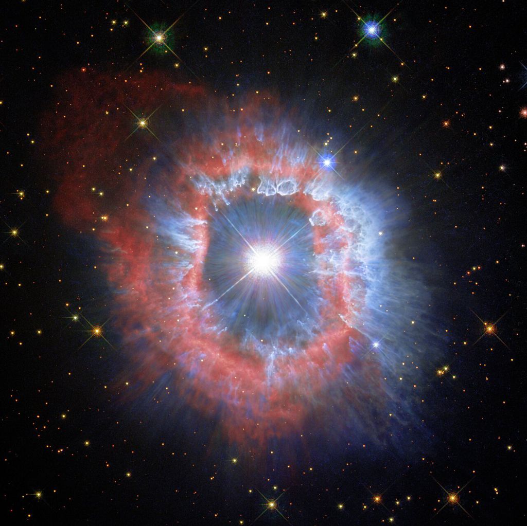 Imagem de 2020 da estrela AG Carinae (Imagem: Reprodução/ESA/Hubble/NASA/A. Nota/C. Britt)