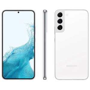 Smartphone Samsung Galaxy S22+ 128GB Branco 5G 8GB - RAM Tela 6,6” Câm. Tripla + Selfie 10MP Snapdragon [CASHBACK ZOOM]