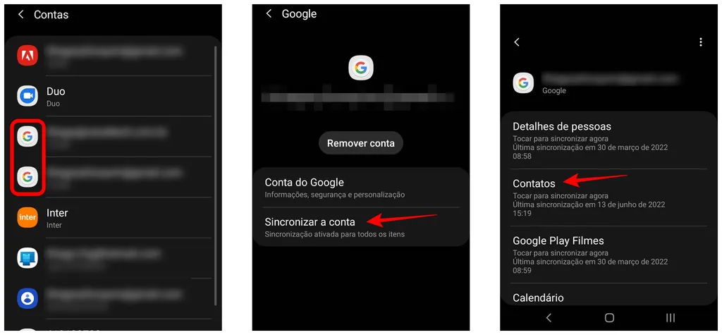 Sincronize os contatos do Android em nuvem para adicioná-los no iOS (Imagem: Thiago Furquim/Canaltech)