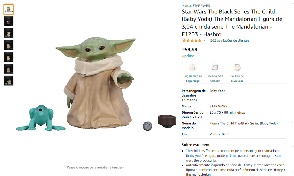 Figura Star Wars The Child (Baby Yoda) - Hasbro