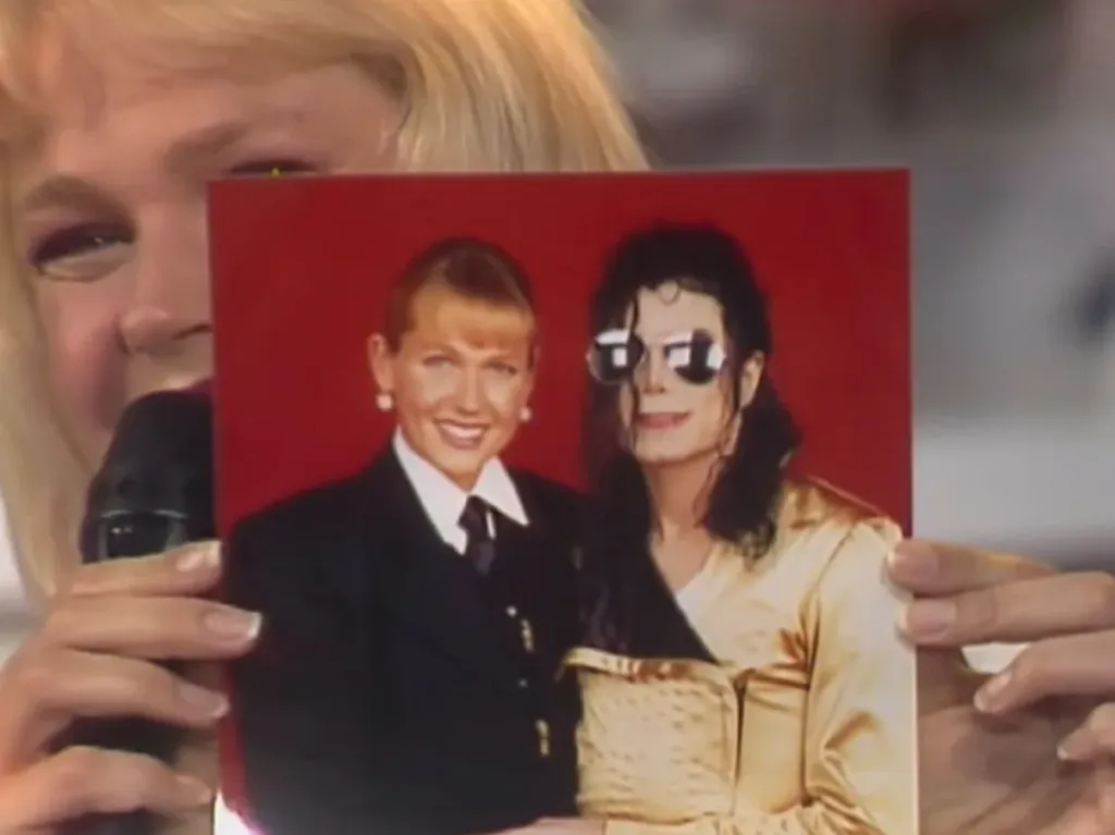 Xuxa e Michael tiveram uma breve amizade. (Imagem:Reprodução do documentário/Globoplay)