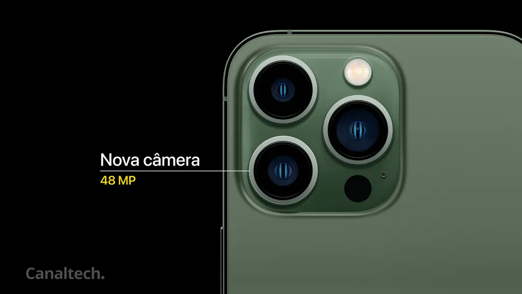 iPhone 14 Pro terá câmera ainda maior e novos sensores de até 48 MP para vídeos em 8K (Imagem: Reprodução/Canaltech)